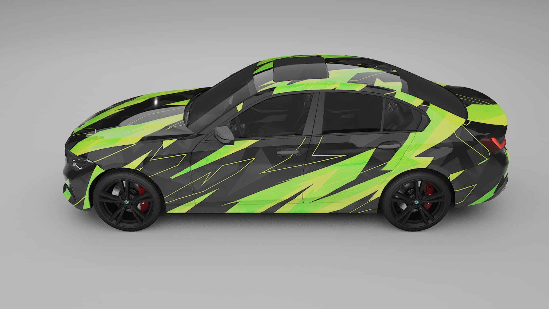 BMW 3 G20 prefacelift pre-LCI NINJA TURTLES – Ontworpen Wrap PPF Kit van Printbaar Polyurethaanfolie