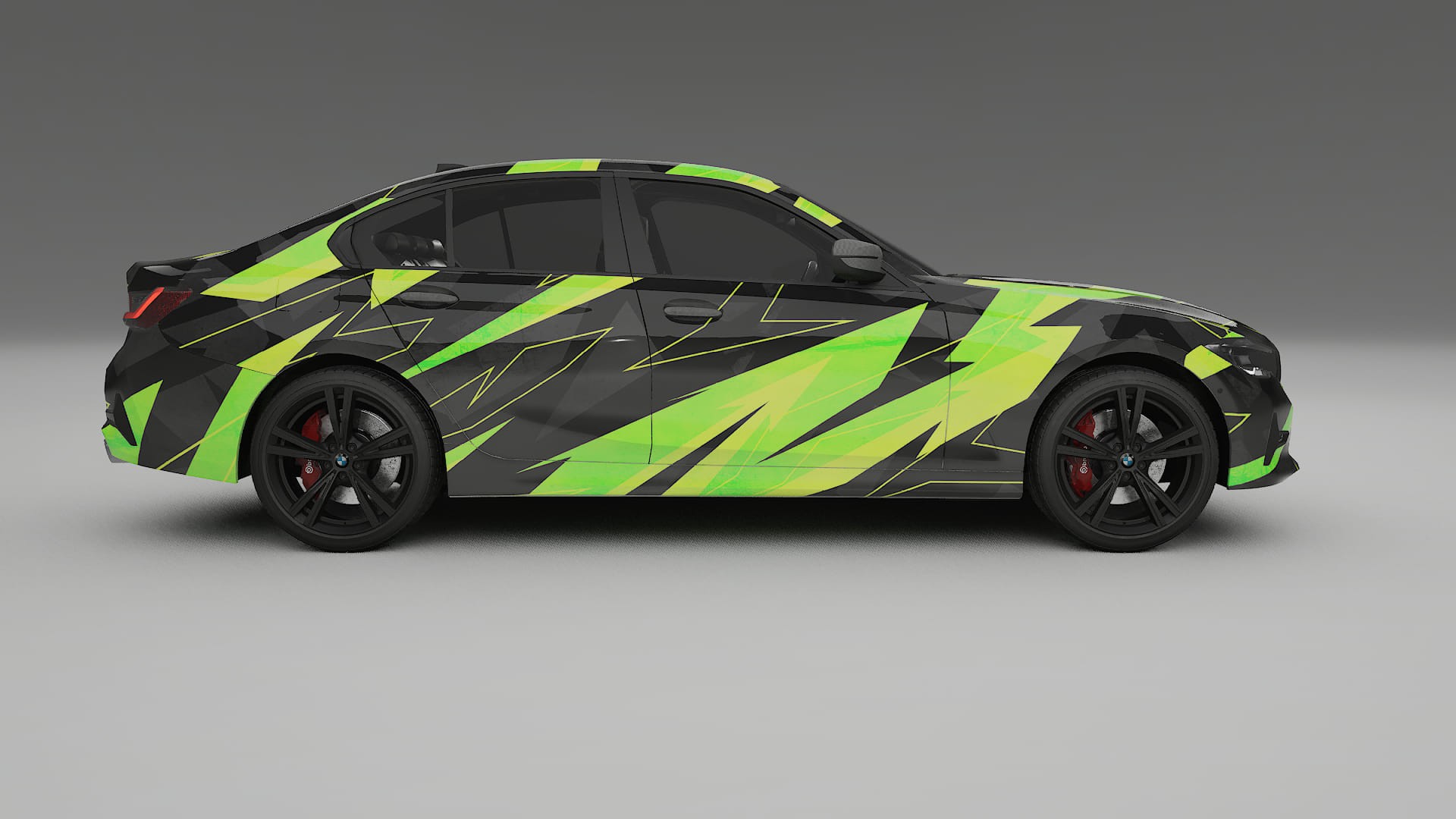 BMW 3 G20 prefacelift pre-LCI NINJA TURTLES – Ontworpen Wrap PPF Kit van Printbaar Polyurethaanfolie