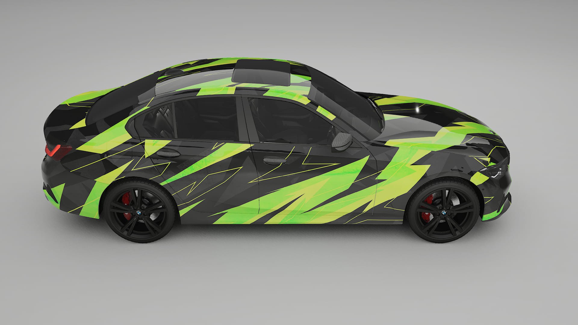 BMW 3 G20 prefacelift pre-LCI NINJA TURTLES – Ontworpen Wrap PPF Kit van Printbaar Polyurethaanfolie