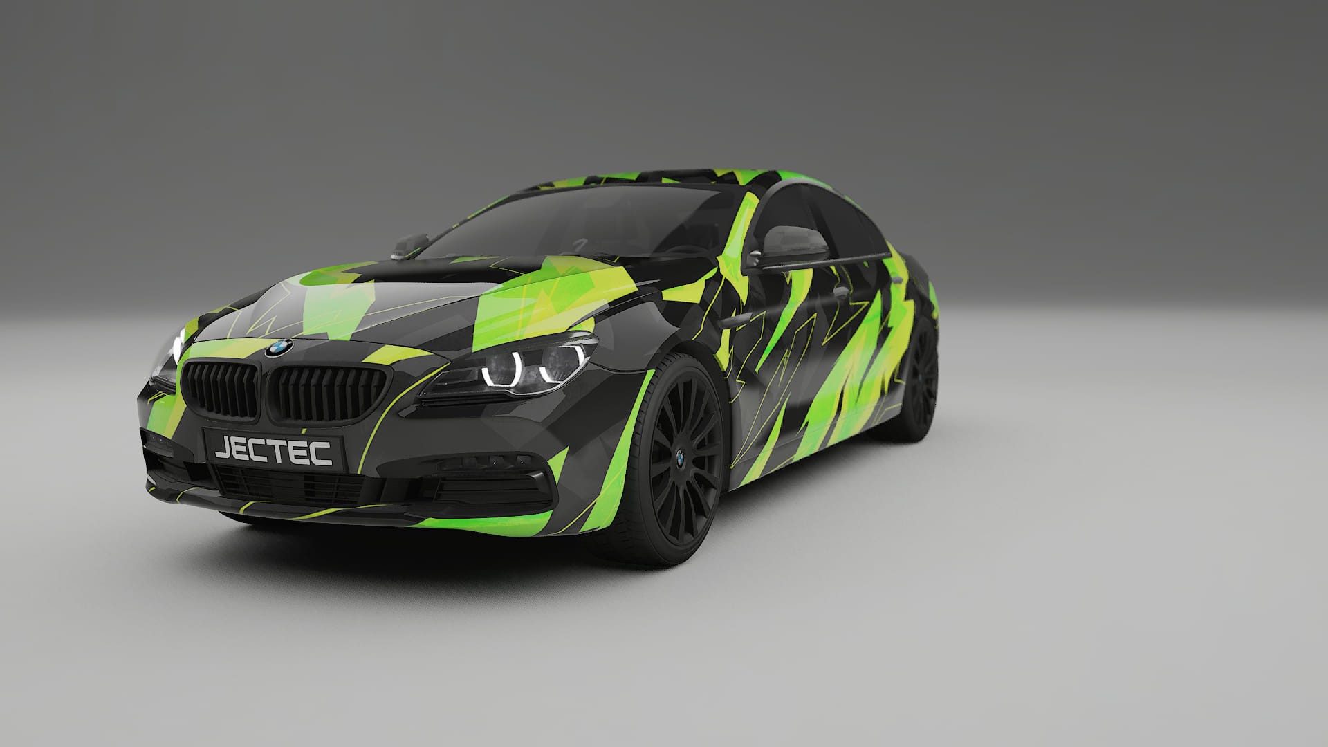 BMW 6 F06 NINJA TURTLES – Ontworpen Wrap PPF Kit van Printbaar Polyurethaanfolie