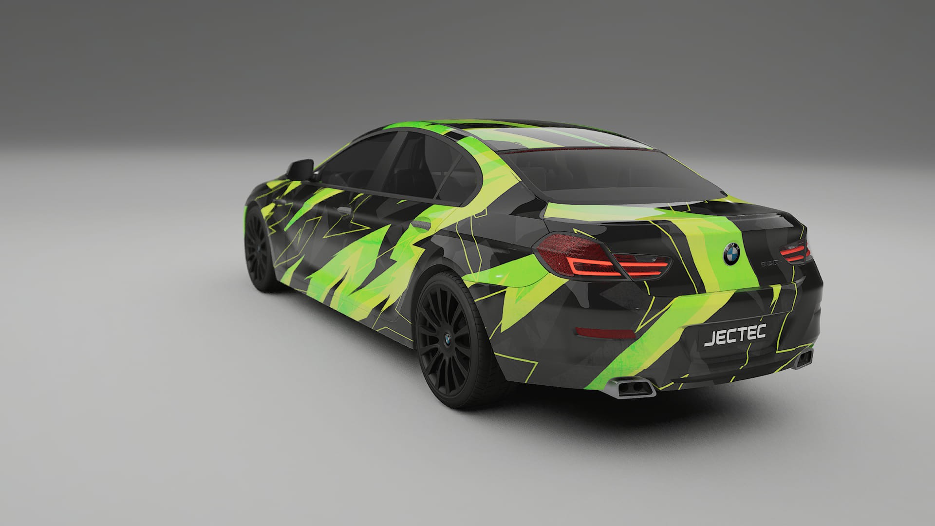 BMW 6 F06 NINJA TURTLES – Ontworpen Wrap PPF Kit van Printbaar Polyurethaanfolie