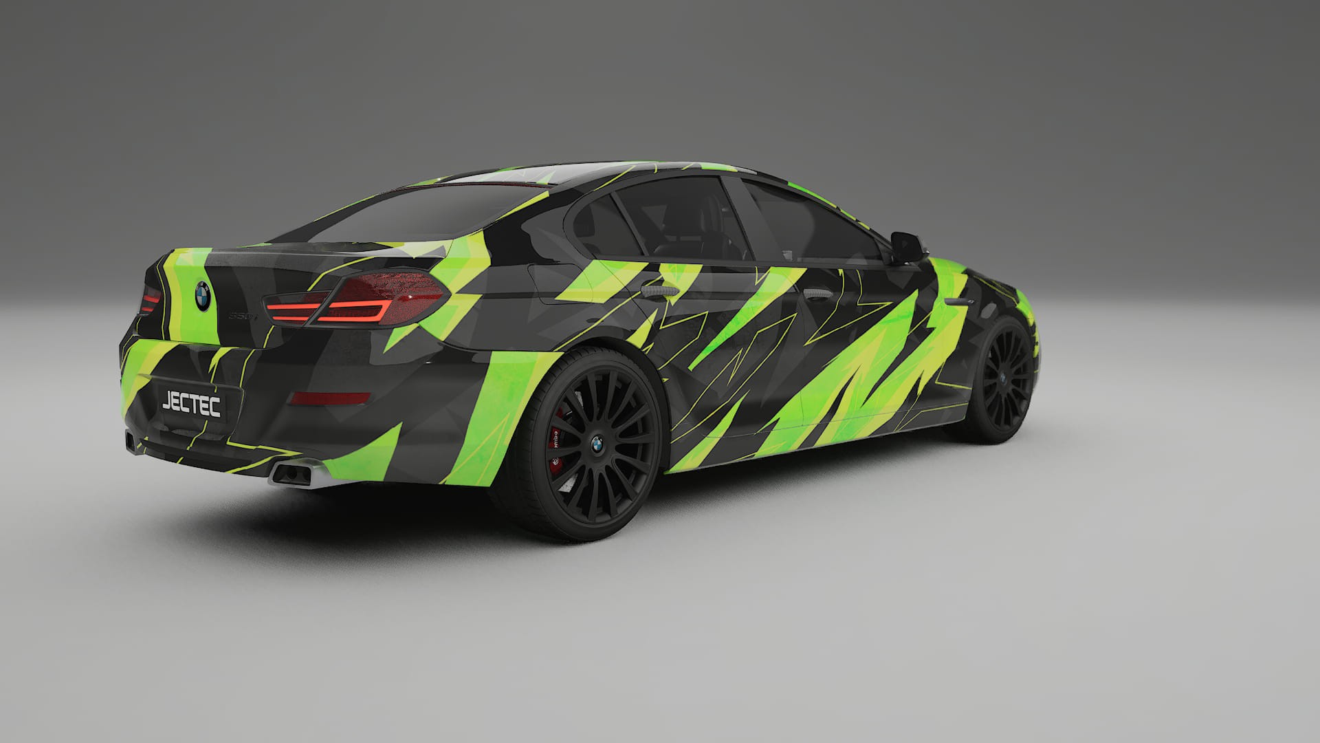 BMW 6 F06 NINJA TURTLES – Ontworpen Wrap PPF Kit van Printbaar Polyurethaanfolie