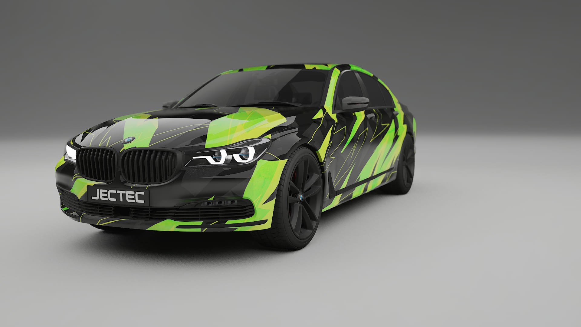 BMW 7 G11 G12 facelift LCI NINJA TURTLES – Ontworpen Wrap PPF Kit van Printbaar Polyurethaanfolie