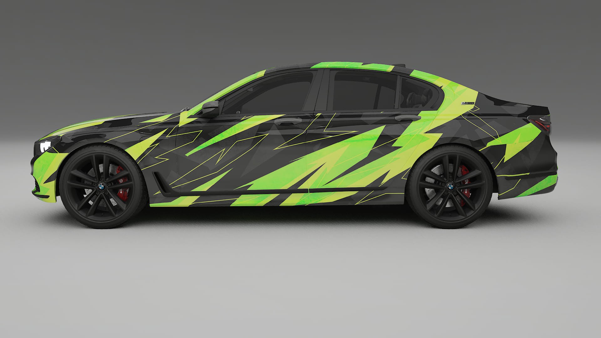 BMW 7 G11 G12 facelift LCI NINJA TURTLES – Ontworpen Wrap PPF Kit van Printbaar Polyurethaanfolie
