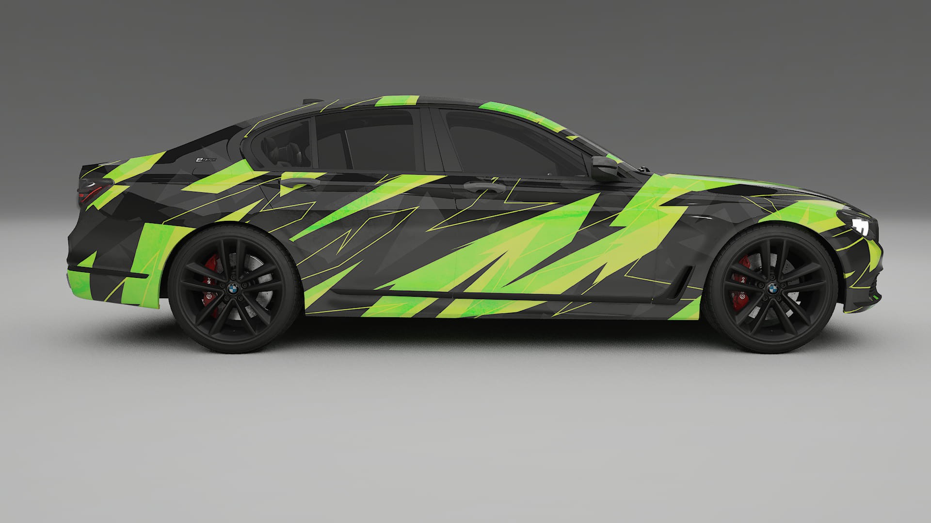 BMW 7 G11 G12 facelift LCI NINJA TURTLES – Ontworpen Wrap PPF Kit van Printbaar Polyurethaanfolie