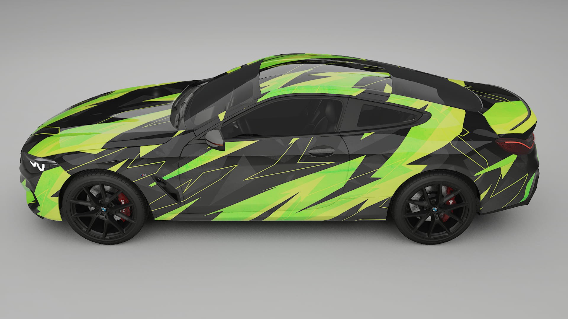 BMW 850 G15 NINJA TURTLES – Ontworpen Wrap PPF Kit van Printbaar Polyurethaanfolie