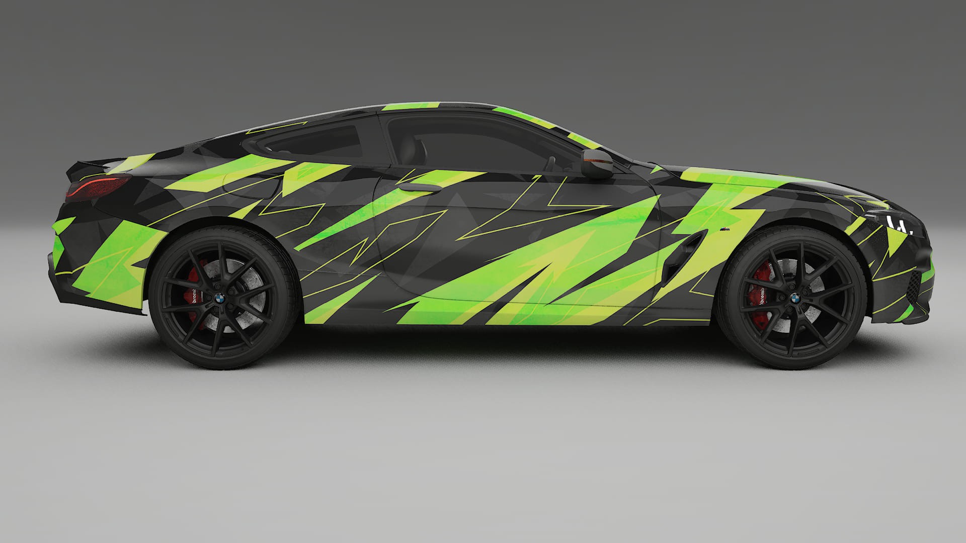 BMW 850 G15 NINJA TURTLES – Ontworpen Wrap PPF Kit van Printbaar Polyurethaanfolie