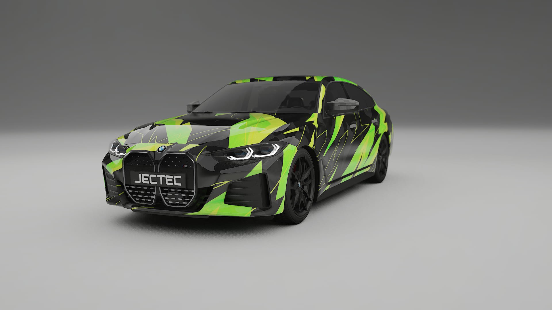 BMW I4 G26 M-Package NINJA TURTLES – Ontworpen Wrap PPF Kit van Printbaar Polyurethaanfolie