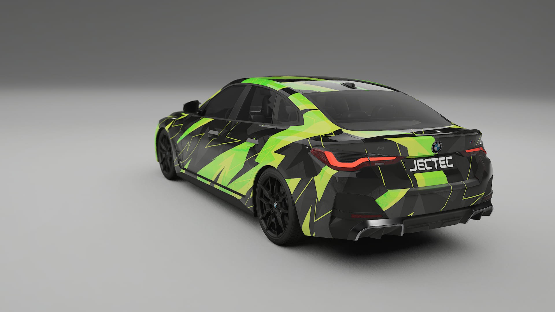 BMW I4 G26 M-Package NINJA TURTLES – Ontworpen Wrap PPF Kit van Printbaar Polyurethaanfolie