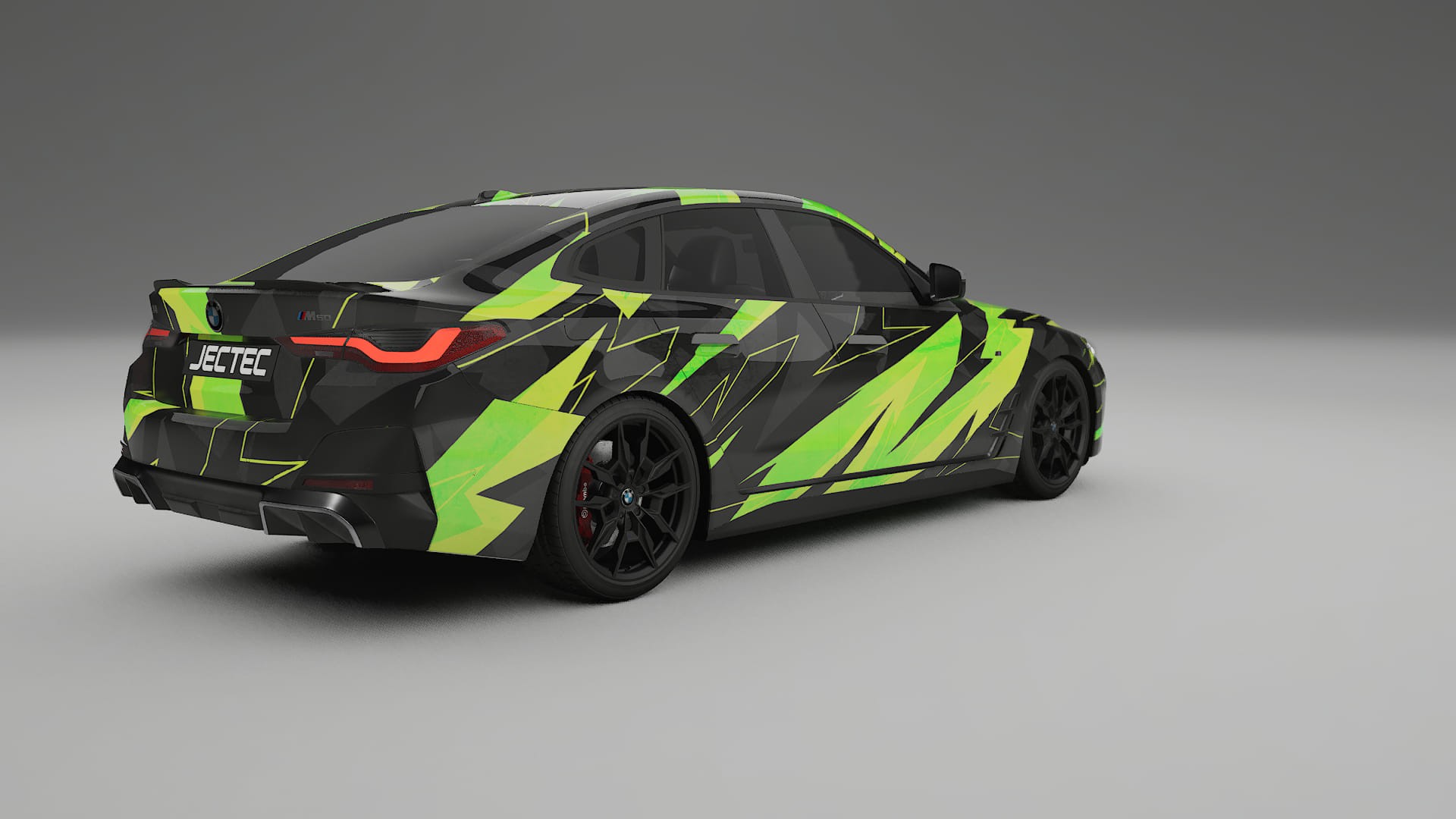BMW I4 G26 M-Package NINJA TURTLES – Ontworpen Wrap PPF Kit van Printbaar Polyurethaanfolie