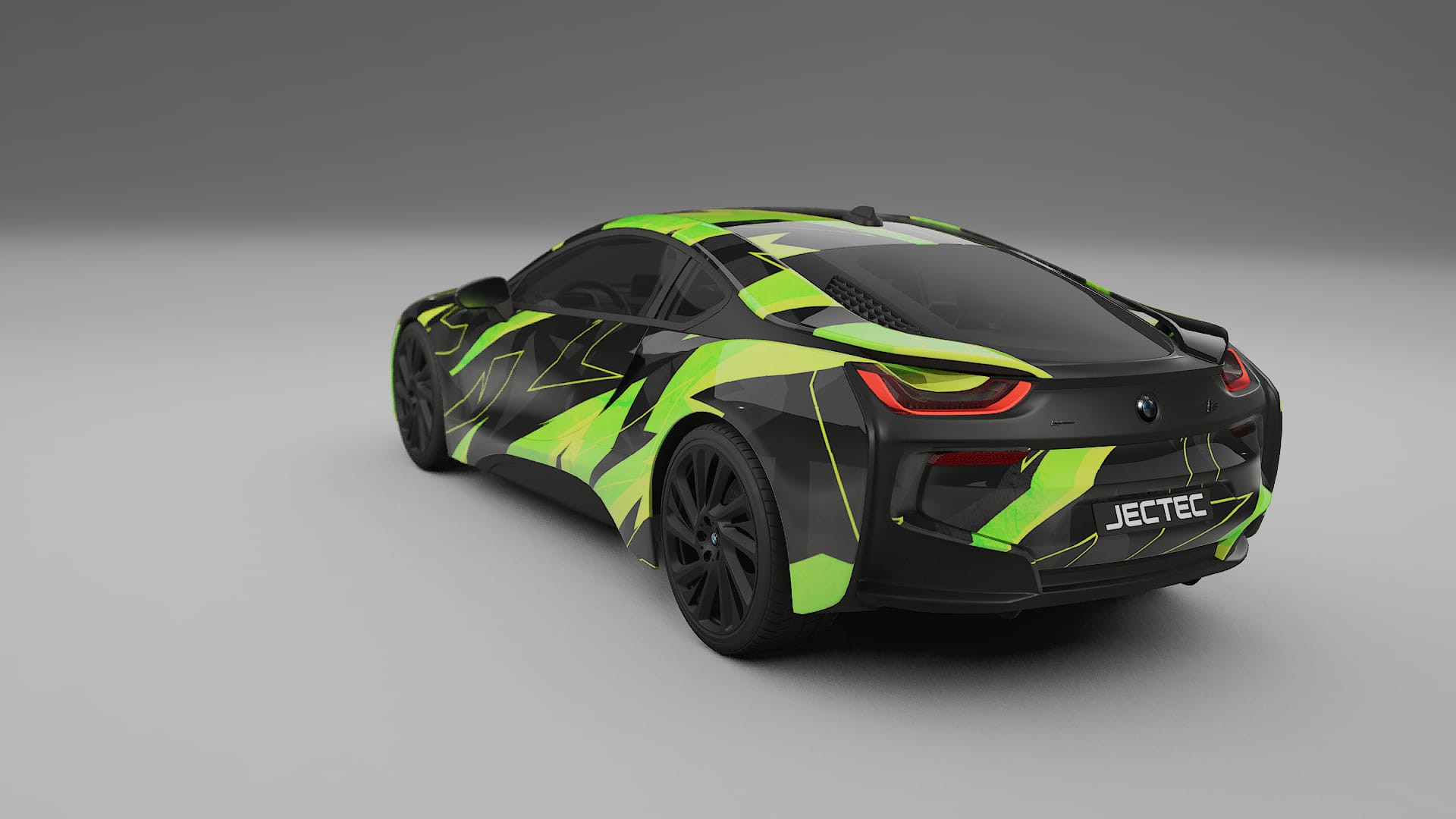 BMW I8 I12 NINJA TURTLES – Ontworpen Wrap PPF Kit van Printbaar Polyurethaanfolie