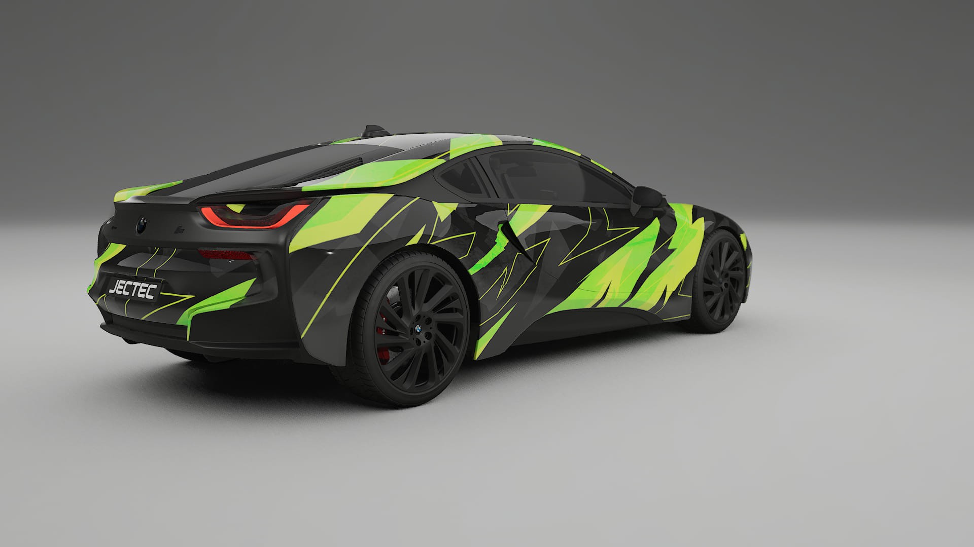 BMW I8 I12 NINJA TURTLES – Ontworpen Wrap PPF Kit van Printbaar Polyurethaanfolie