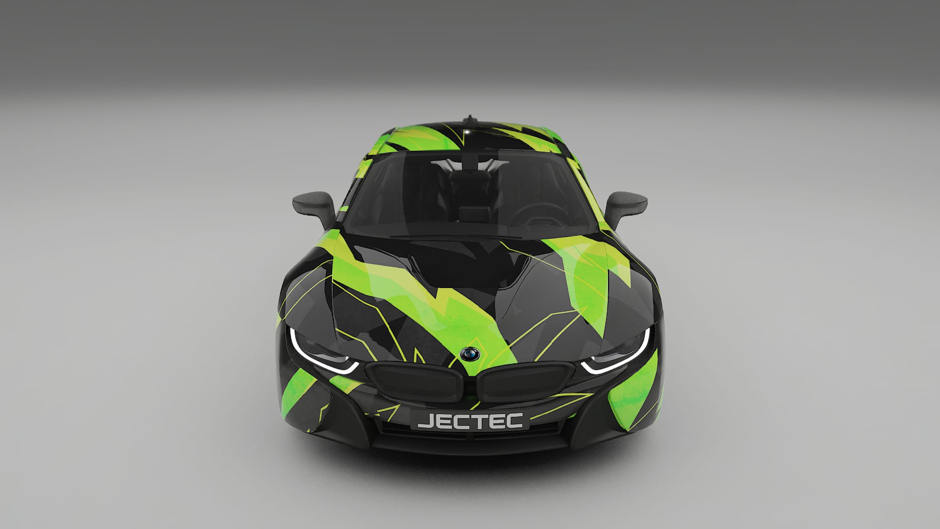 BMW I8 I12 NINJA TURTLES – Ontworpen Wrap PPF Kit van Printbaar Polyurethaanfolie