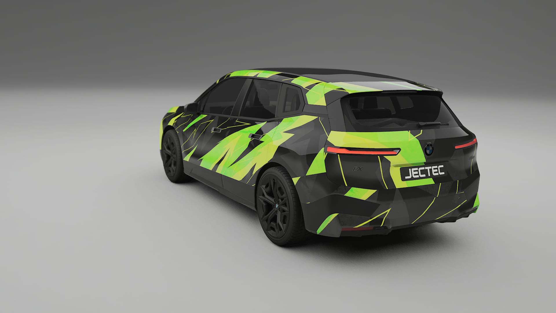 BMW iX M60 NINJA TURTLES – Ontworpen Wrap PPF Kit van Printbaar Polyurethaanfolie