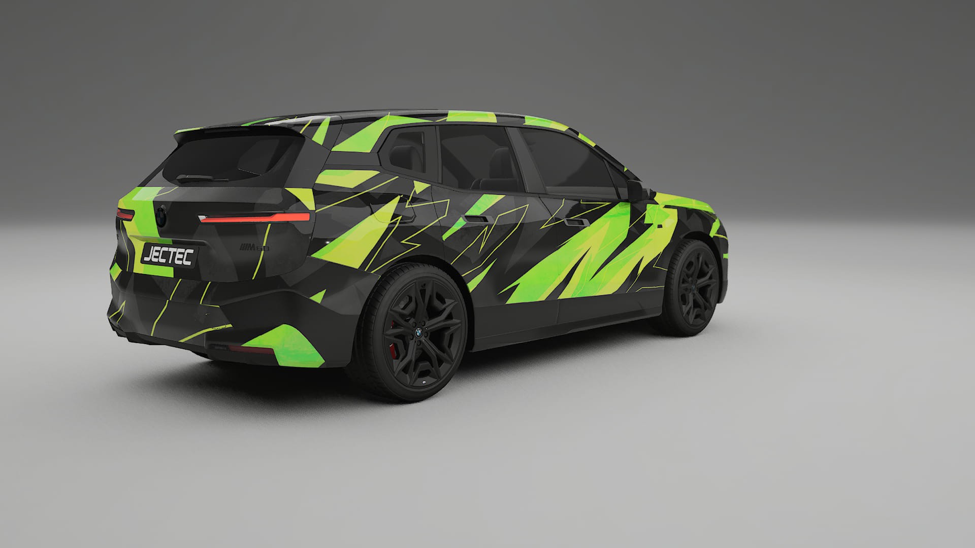 BMW iX M60 NINJA TURTLES – Ontworpen Wrap PPF Kit van Printbaar Polyurethaanfolie