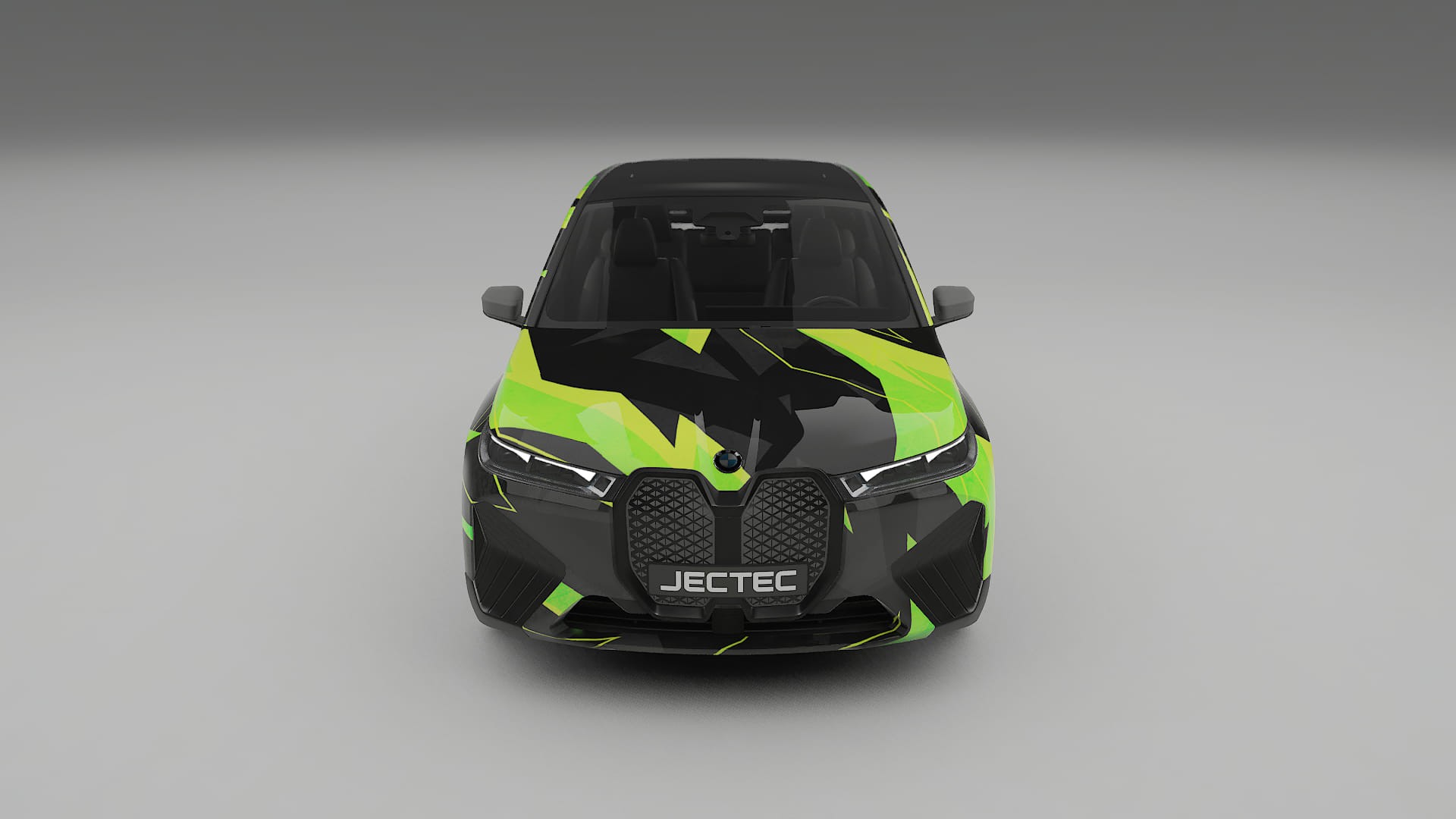 BMW iX M60 NINJA TURTLES – Ontworpen Wrap PPF Kit van Printbaar Polyurethaanfolie
