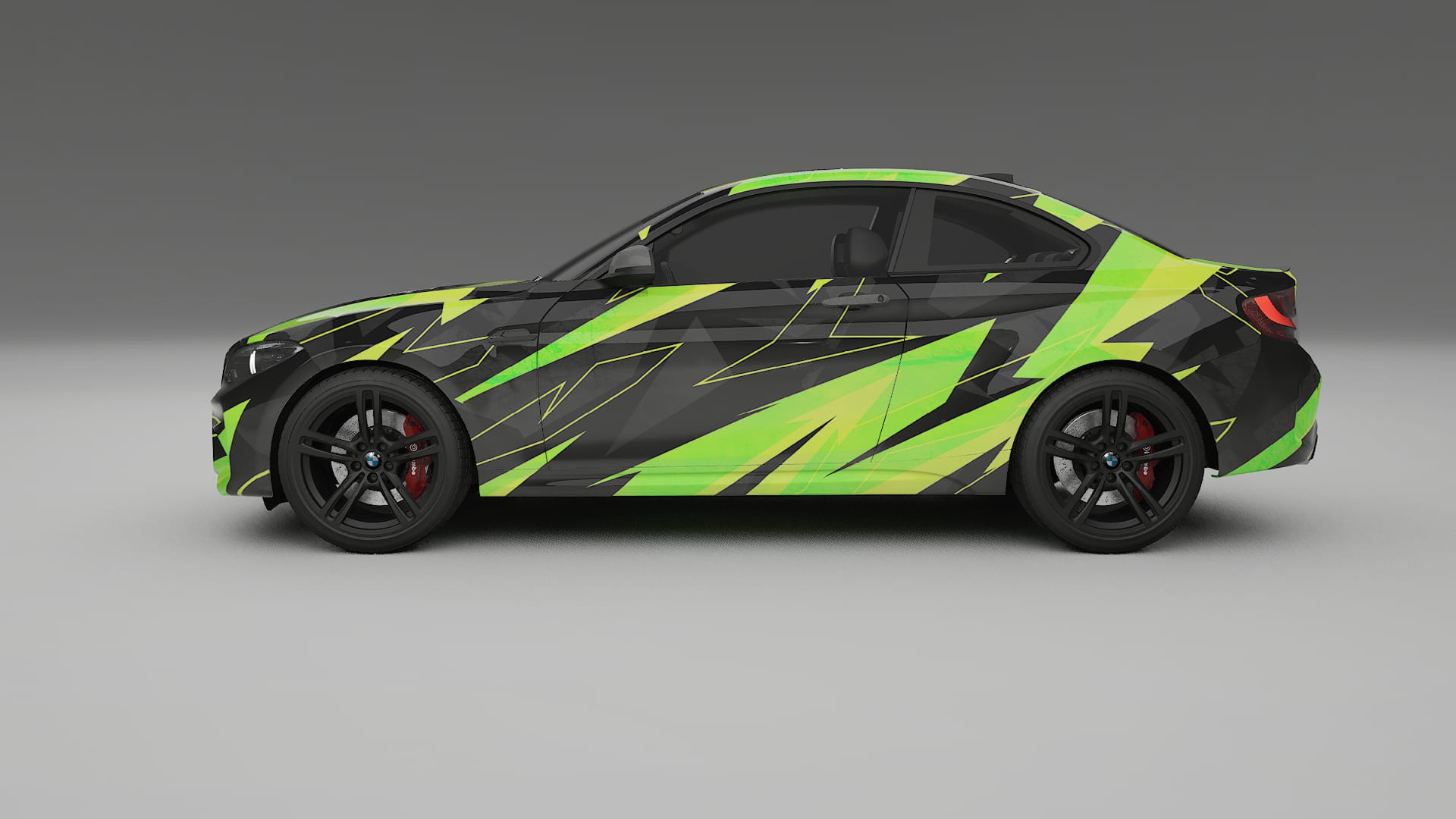 BMW M2 F87 facelift LCI NINJA TURTLES – Ontworpen Wrap PPF Kit van Printbaar Polyurethaanfolie
