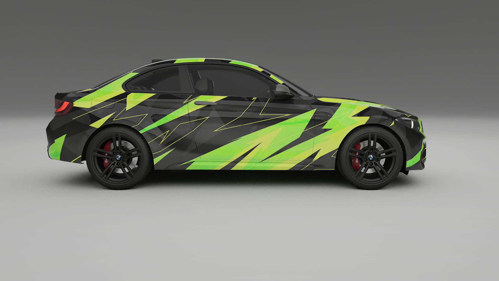 BMW M2 F87 facelift LCI NINJA TURTLES – Ontworpen Wrap PPF Kit van Printbaar Polyurethaanfolie