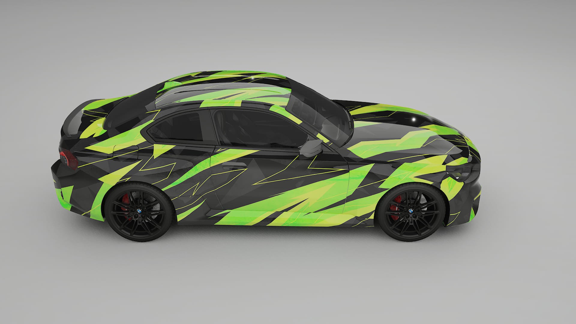 BMW M2 G87 NINJA TURTLES – Ontworpen Wrap PPF Kit van Printbaar Polyurethaanfolie