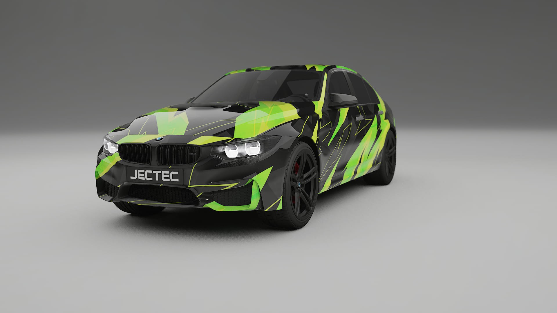 BMW M3 F80 NINJA TURTLES – Ontworpen Wrap PPF Kit van Printbaar Polyurethaanfolie