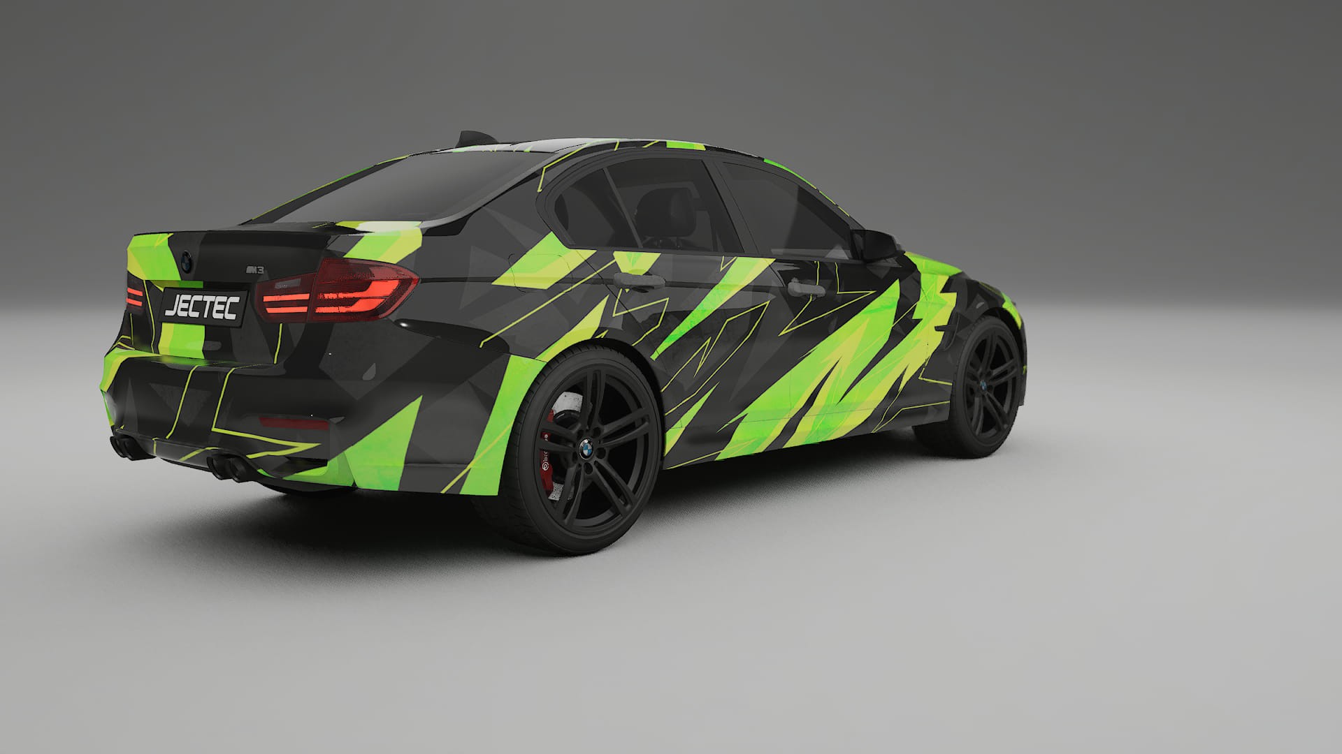 BMW M3 F80 NINJA TURTLES – Ontworpen Wrap PPF Kit van Printbaar Polyurethaanfolie
