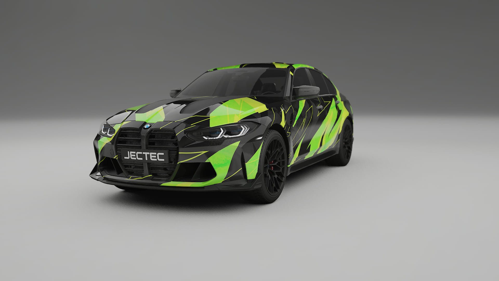 BMW M3 G80 Competition CS NINJA TURTLES – Ontworpen Wrap PPF Kit van Printbaar Polyurethaanfolie