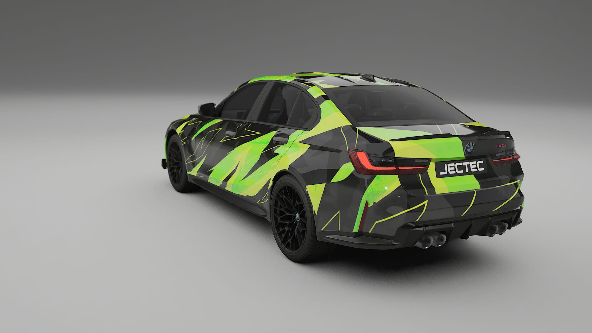 BMW M3 G80 Competition CS NINJA TURTLES – Ontworpen Wrap PPF Kit van Printbaar Polyurethaanfolie