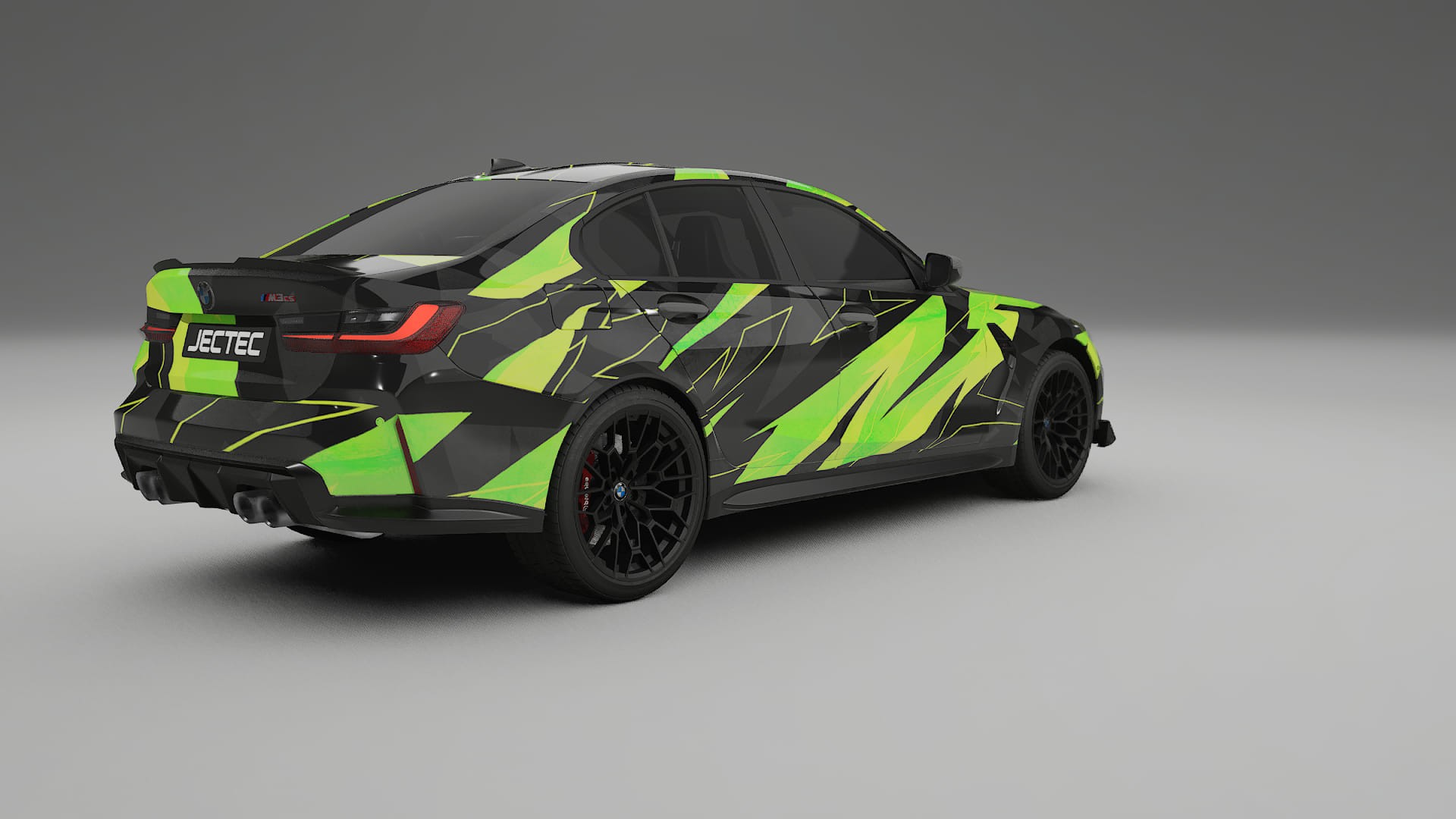 BMW M3 G80 Competition CS NINJA TURTLES – Ontworpen Wrap PPF Kit van Printbaar Polyurethaanfolie