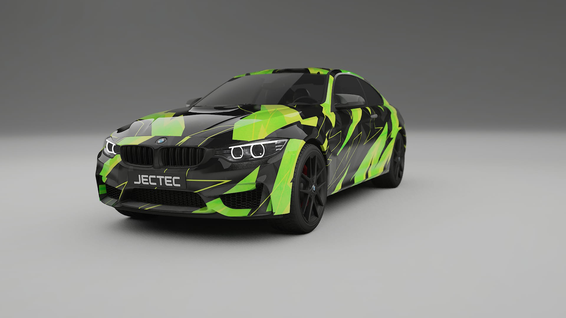 BMW M4 F82 NINJA TURTLES – Ontworpen Wrap PPF Kit van Printbaar Polyurethaanfolie