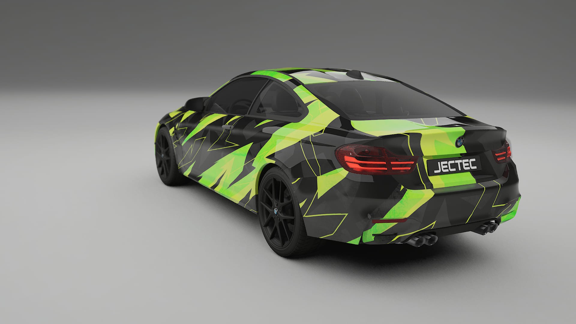 BMW M4 F82 NINJA TURTLES – Ontworpen Wrap PPF Kit van Printbaar Polyurethaanfolie