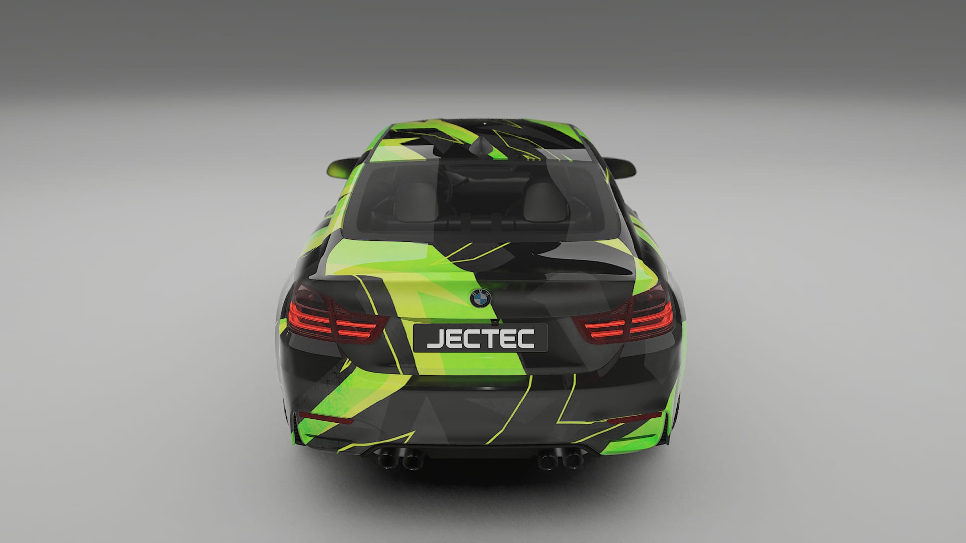 BMW M4 F82 NINJA TURTLES – Ontworpen Wrap PPF Kit van Printbaar Polyurethaanfolie