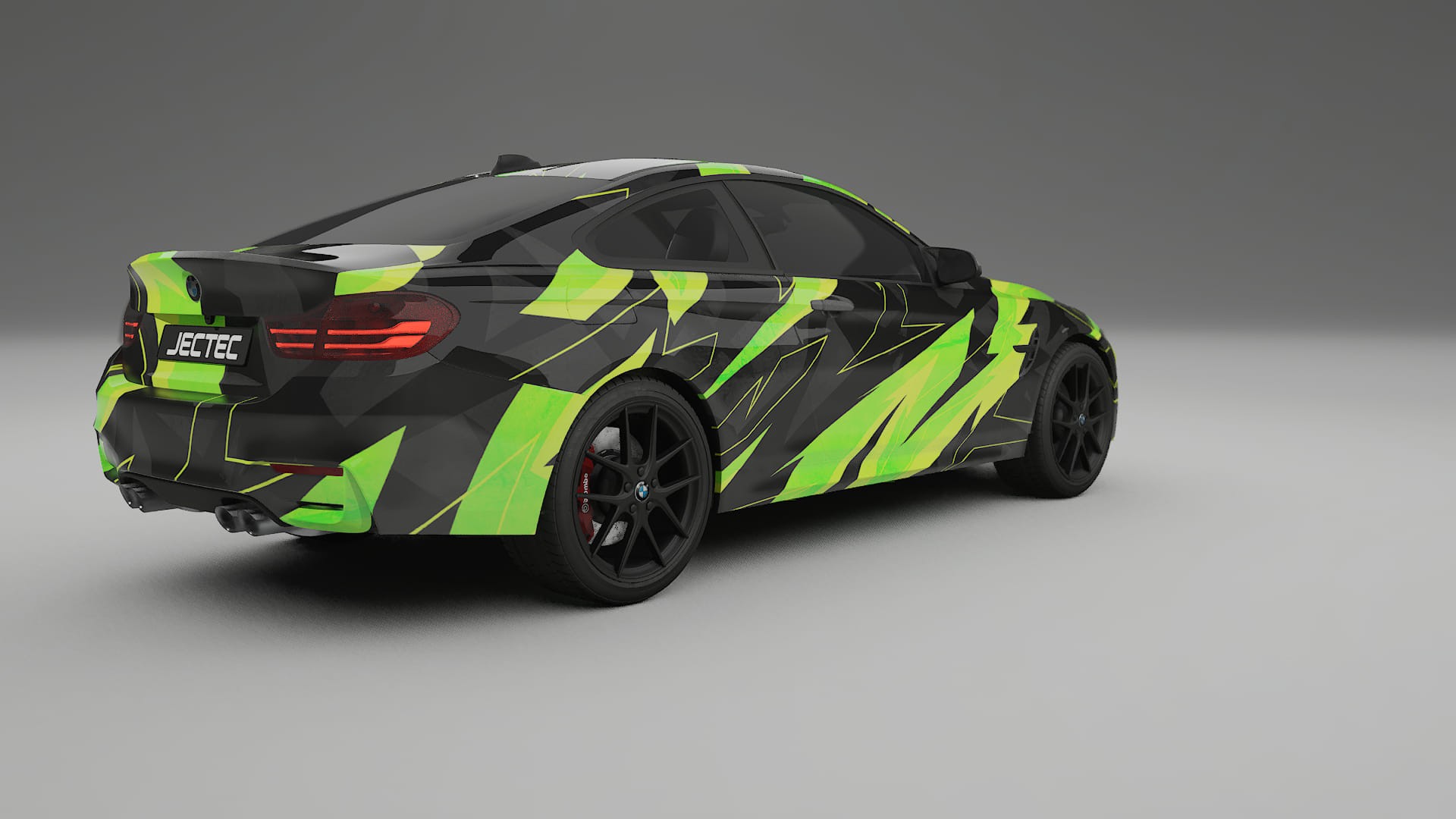 BMW M4 F82 NINJA TURTLES – Ontworpen Wrap PPF Kit van Printbaar Polyurethaanfolie