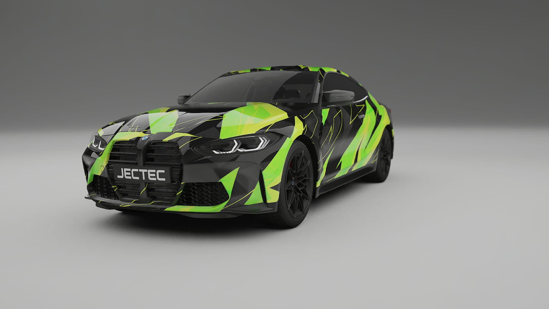 BMW M4 G82 NINJA TURTLES – Ontworpen Wrap PPF Kit van Printbaar Polyurethaanfolie