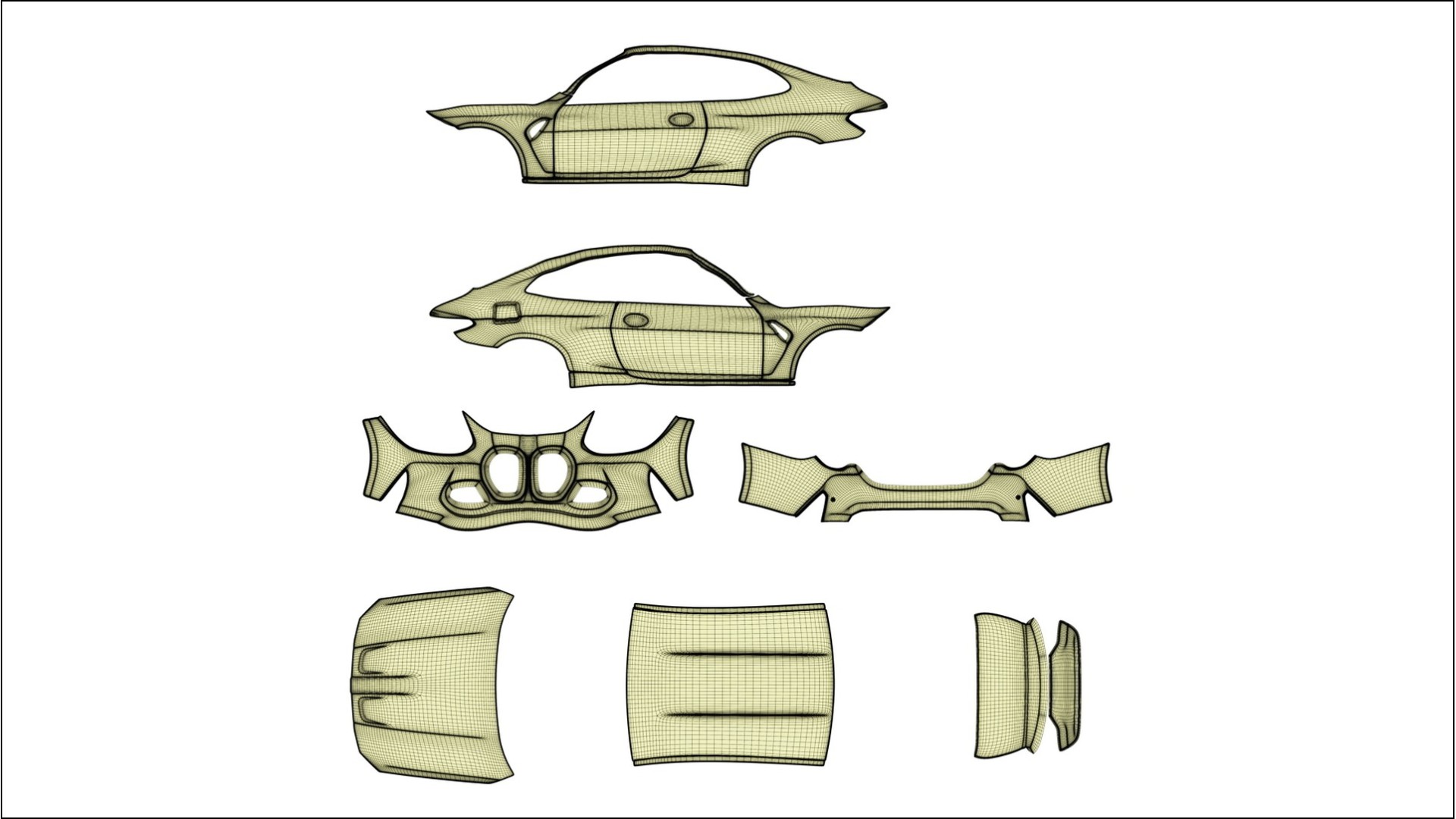 BMW M4 G82 NINJA TURTLES – Ontworpen Wrap PPF Kit van Printbaar Polyurethaanfolie