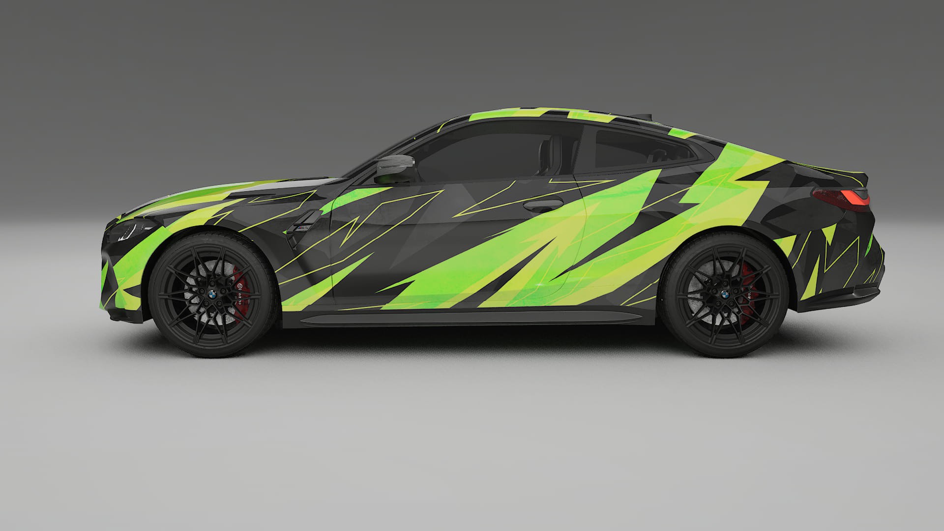 BMW M4 G82 NINJA TURTLES – Ontworpen Wrap PPF Kit van Printbaar Polyurethaanfolie