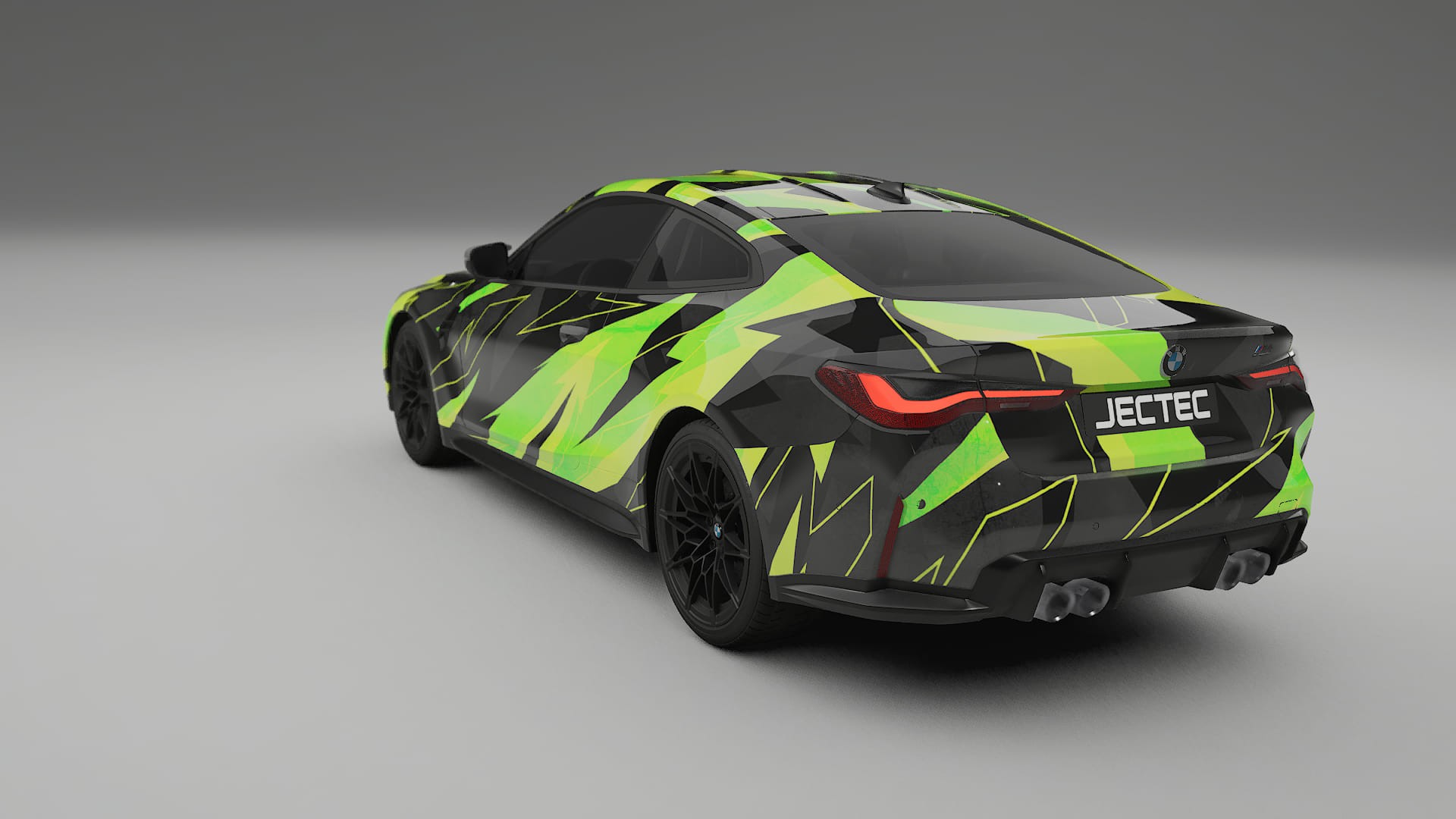 BMW M4 G82 NINJA TURTLES – Ontworpen Wrap PPF Kit van Printbaar Polyurethaanfolie