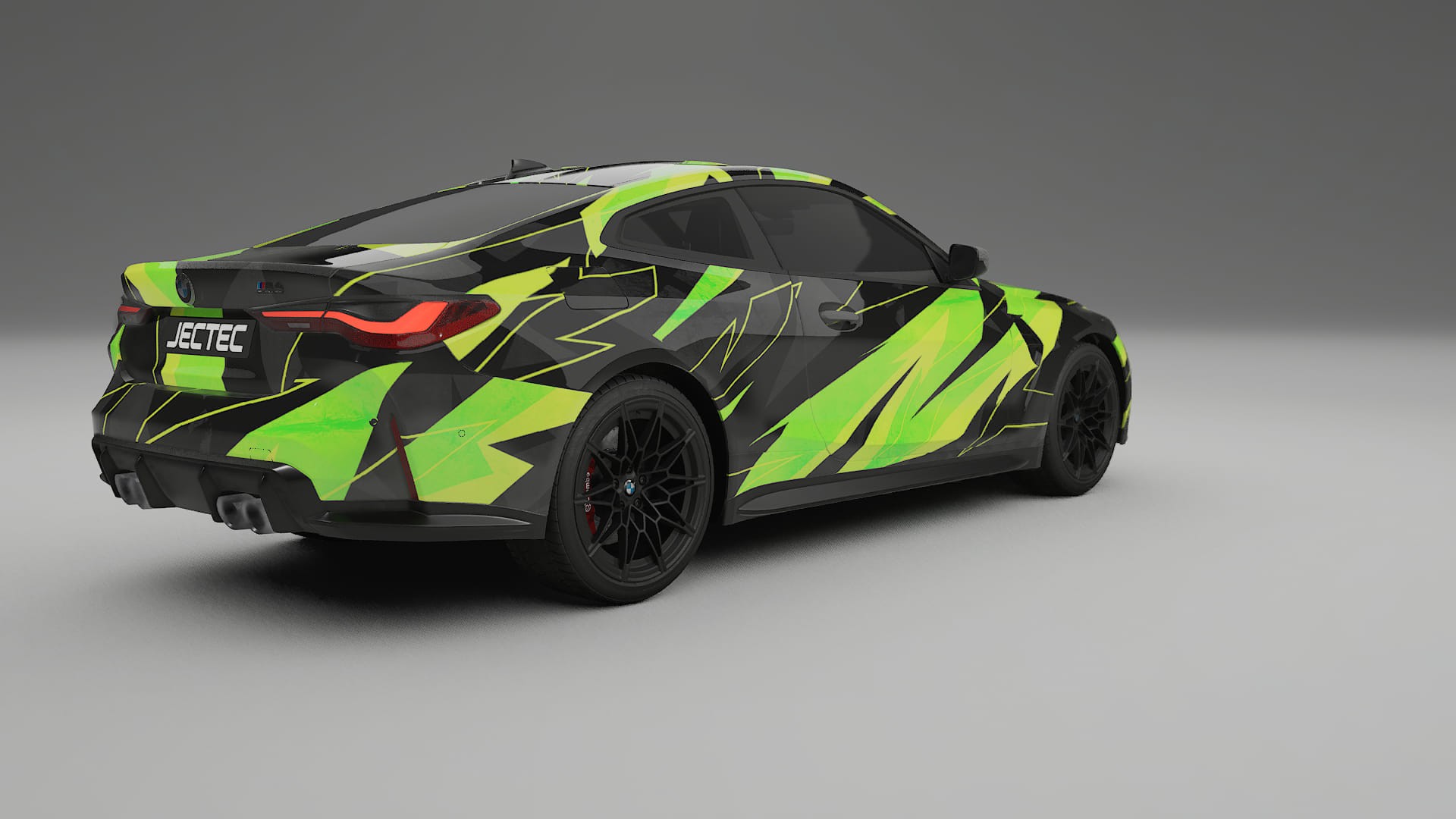 BMW M4 G82 NINJA TURTLES – Ontworpen Wrap PPF Kit van Printbaar Polyurethaanfolie