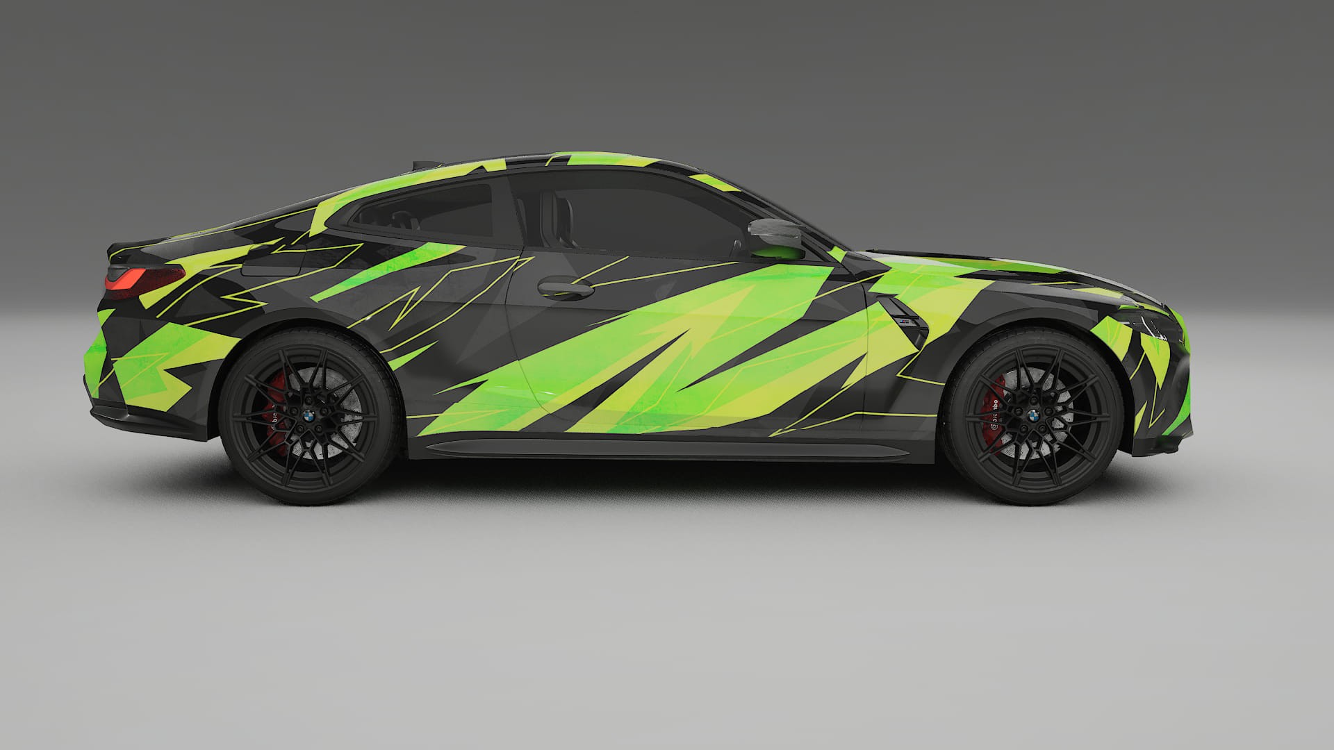 BMW M4 G82 NINJA TURTLES – Ontworpen Wrap PPF Kit van Printbaar Polyurethaanfolie