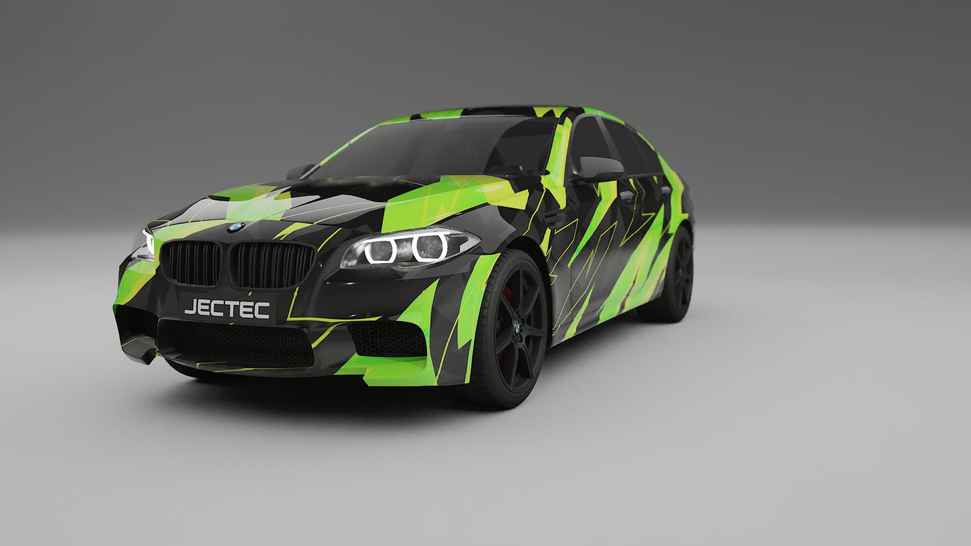 BMW M5 F10 NINJA TURTLES – Ontworpen Wrap PPF Kit van Printbaar Polyurethaanfolie