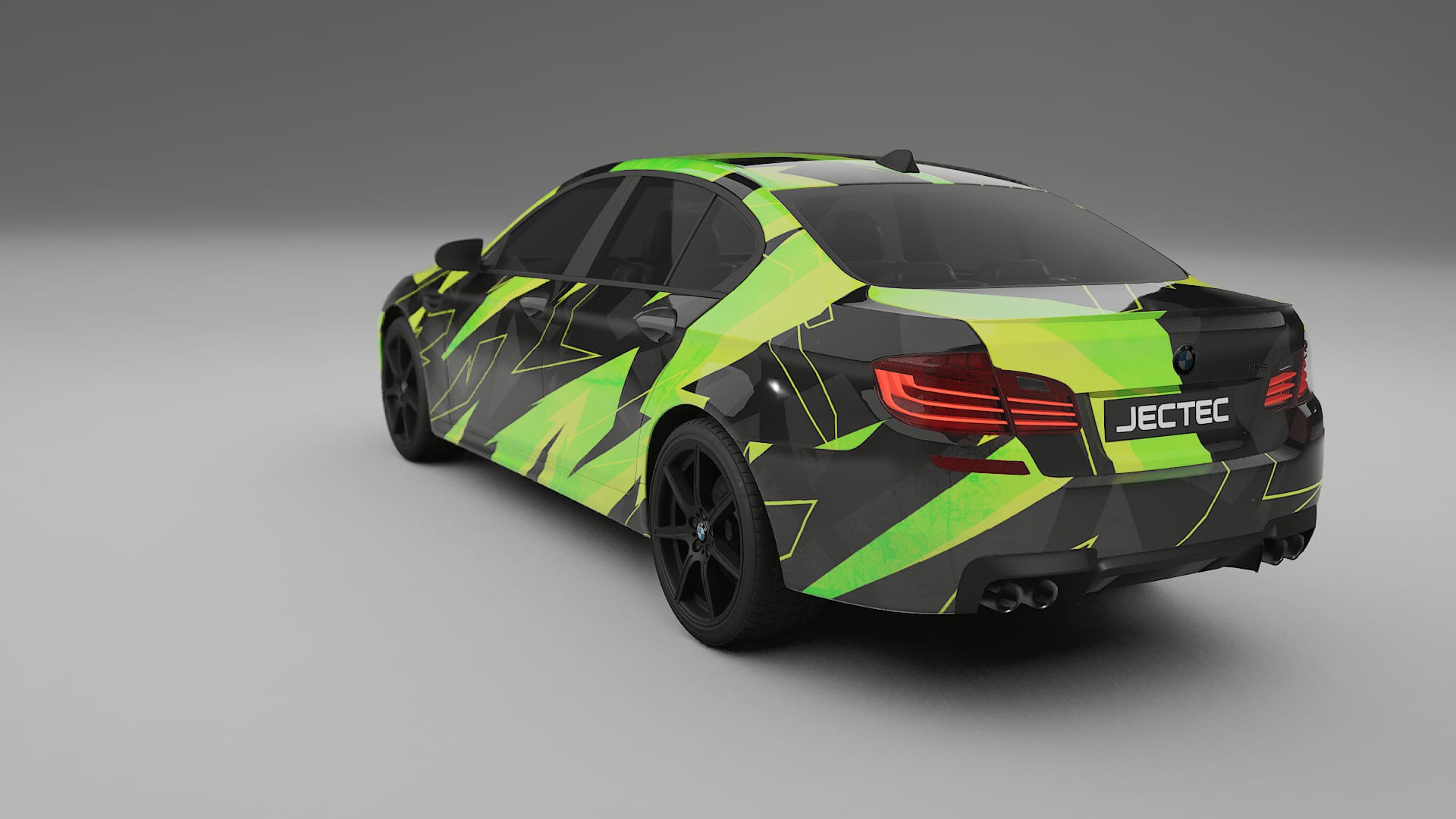 BMW M5 F10 NINJA TURTLES – Ontworpen Wrap PPF Kit van Printbaar Polyurethaanfolie