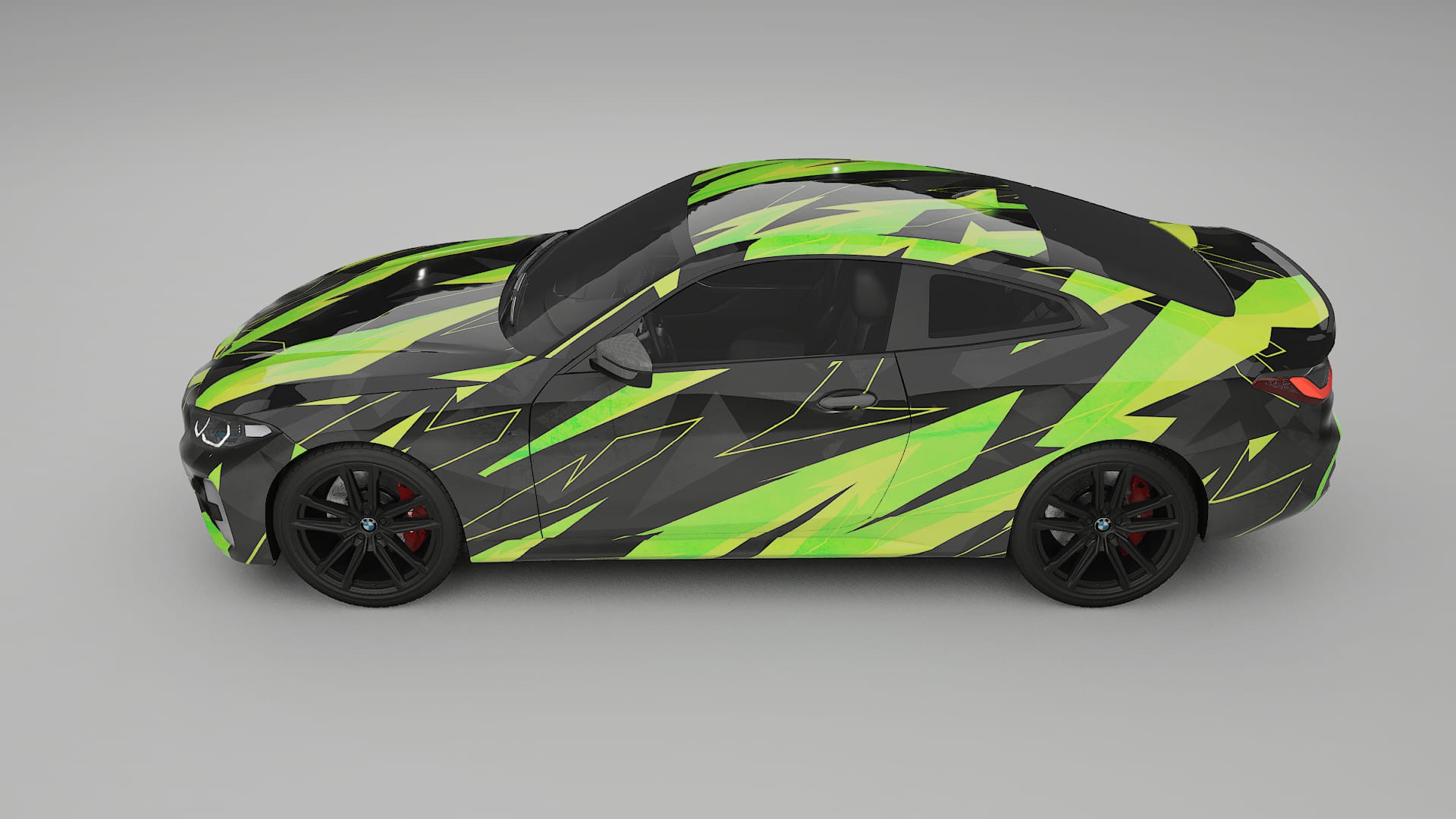 BMW M440i G26 NINJA TURTLES – Ontworpen Wrap PPF Kit van Printbaar Polyurethaanfolie