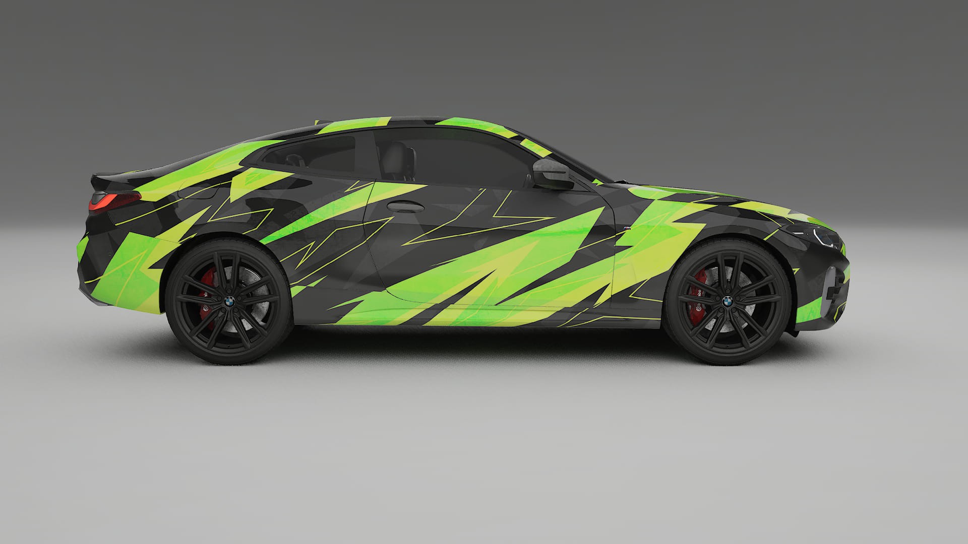 BMW M440i G26 NINJA TURTLES – Ontworpen Wrap PPF Kit van Printbaar Polyurethaanfolie
