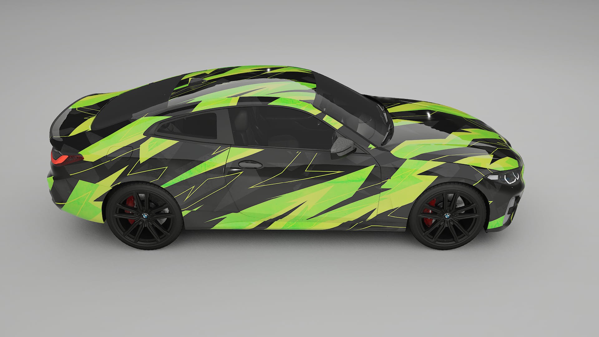 BMW M440i G26 NINJA TURTLES – Ontworpen Wrap PPF Kit van Printbaar Polyurethaanfolie