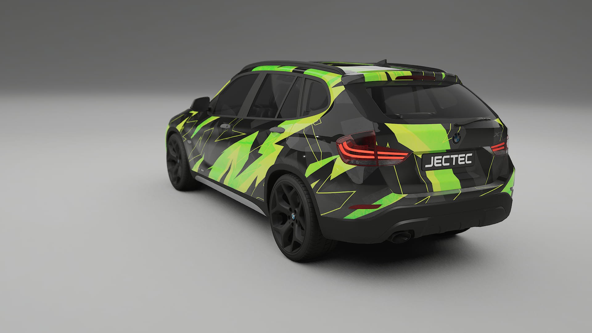 BMW X1 E84 NINJA TURTLES – Ontworpen Wrap PPF Kit van Printbaar Polyurethaanfolie