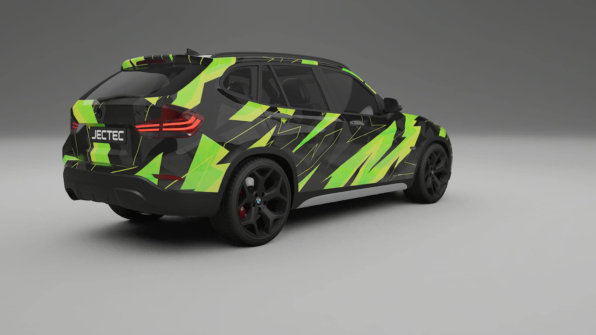 BMW X1 E84 NINJA TURTLES – Ontworpen Wrap PPF Kit van Printbaar Polyurethaanfolie