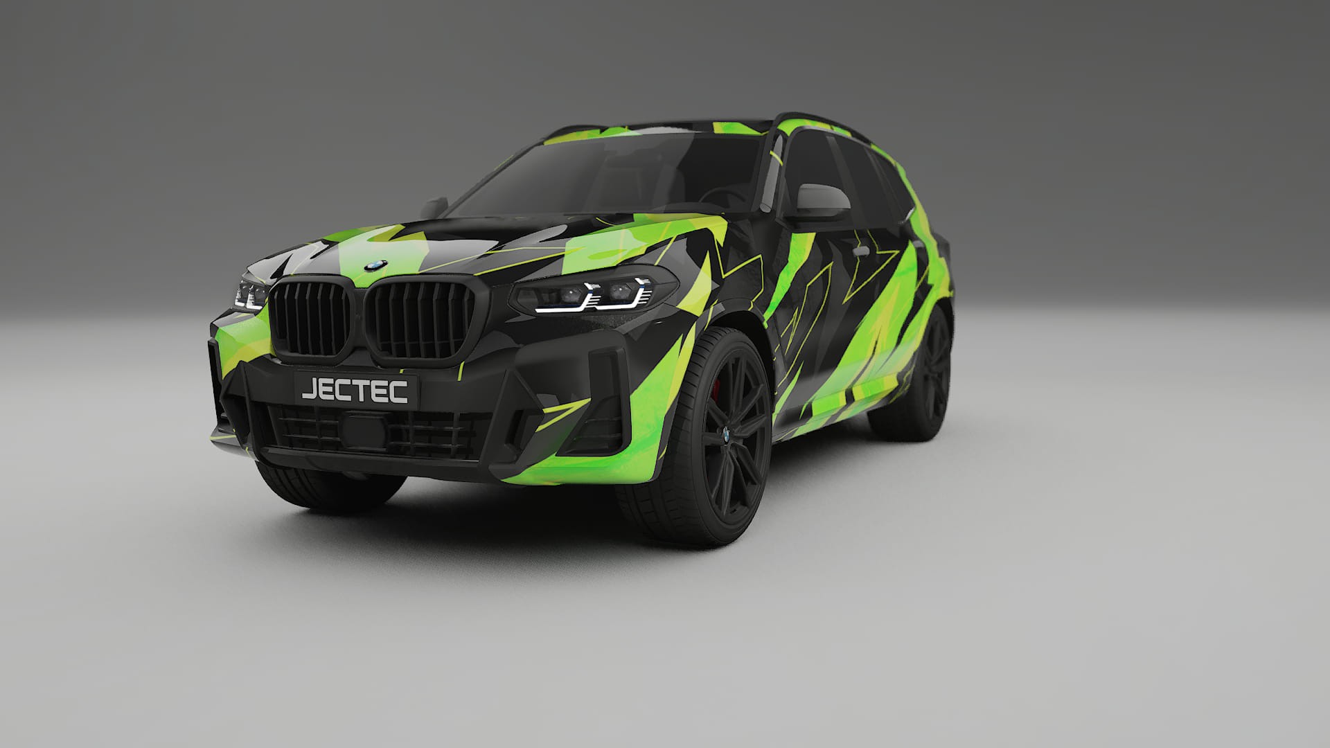 BMW X3 G01 facelift NINJA TURTLES – Ontworpen Wrap PPF Kit van Printbaar Polyurethaanfolie