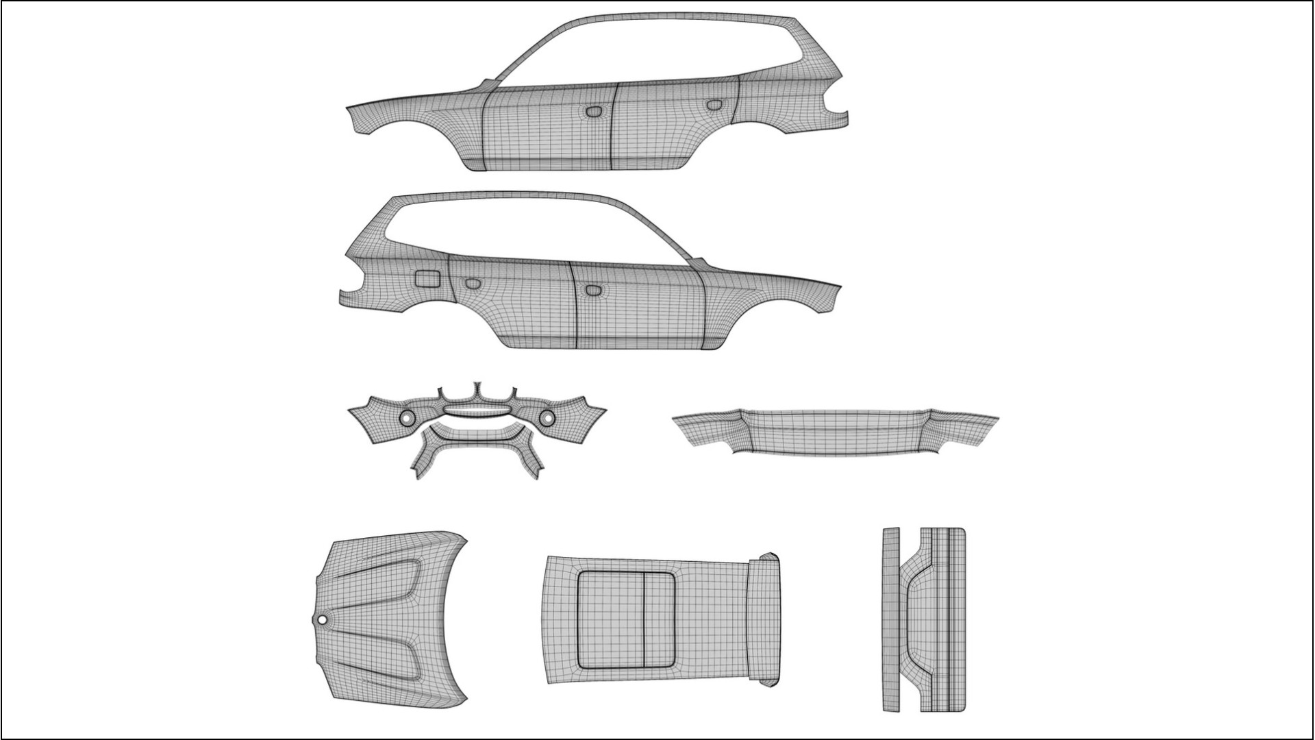 BMW X3 G01 facelift NINJA TURTLES – Ontworpen Wrap PPF Kit van Printbaar Polyurethaanfolie
