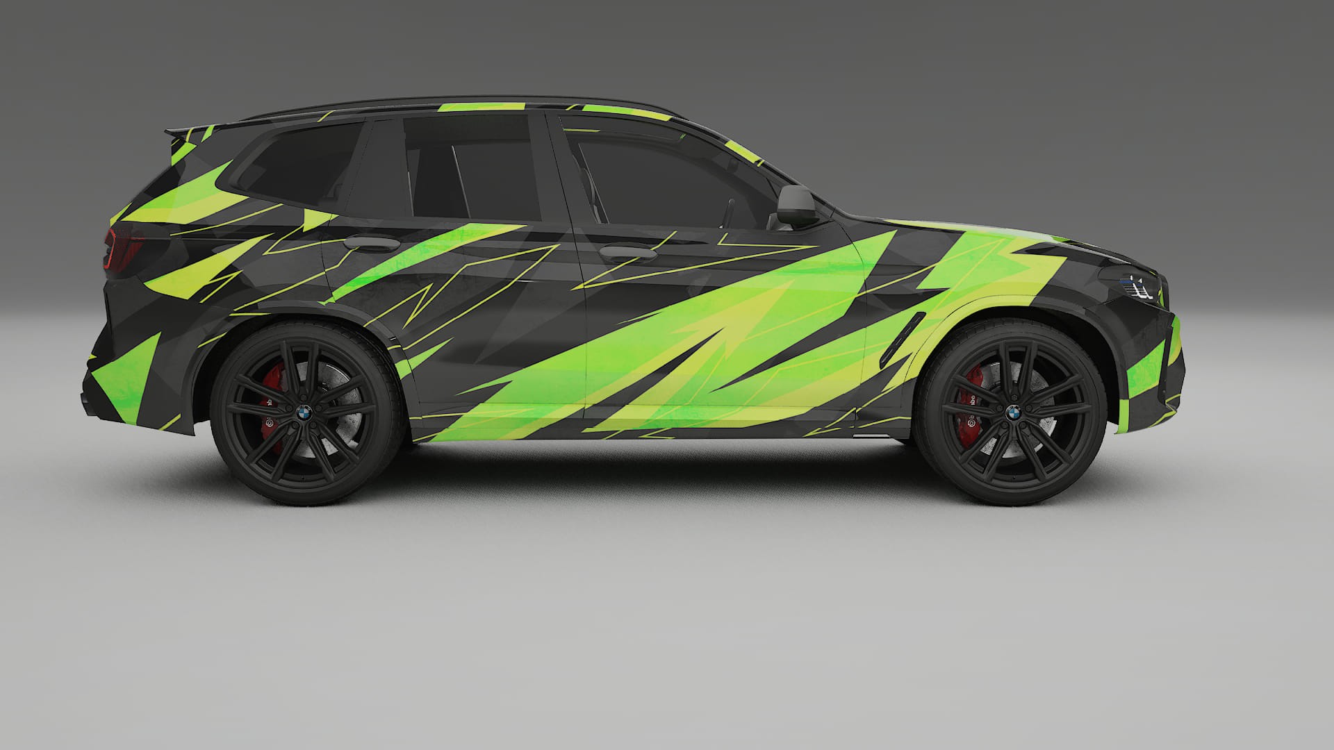 BMW X3 G01 facelift NINJA TURTLES – Ontworpen Wrap PPF Kit van Printbaar Polyurethaanfolie