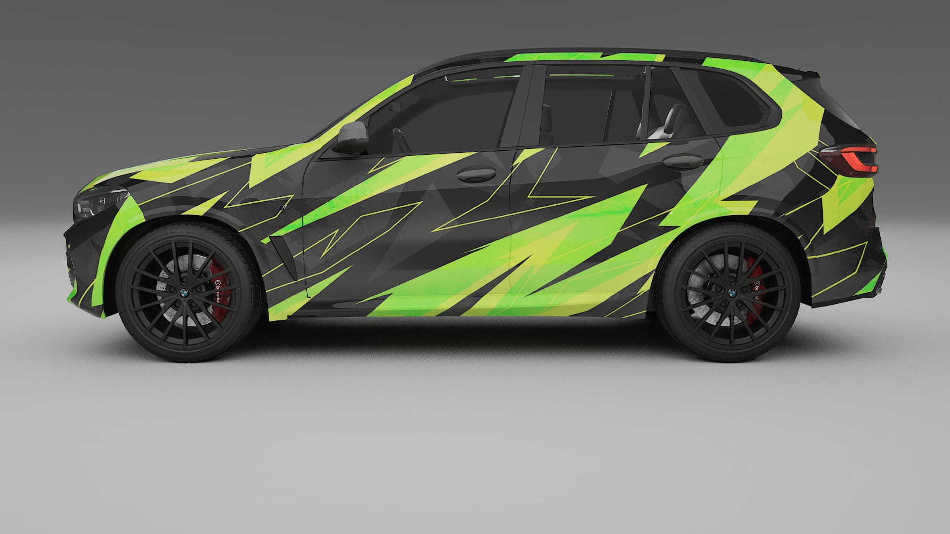 BMW X5 G05 M-Sport NINJA TURTLES – Ontworpen Wrap PPF Kit van Printbaar Polyurethaanfolie