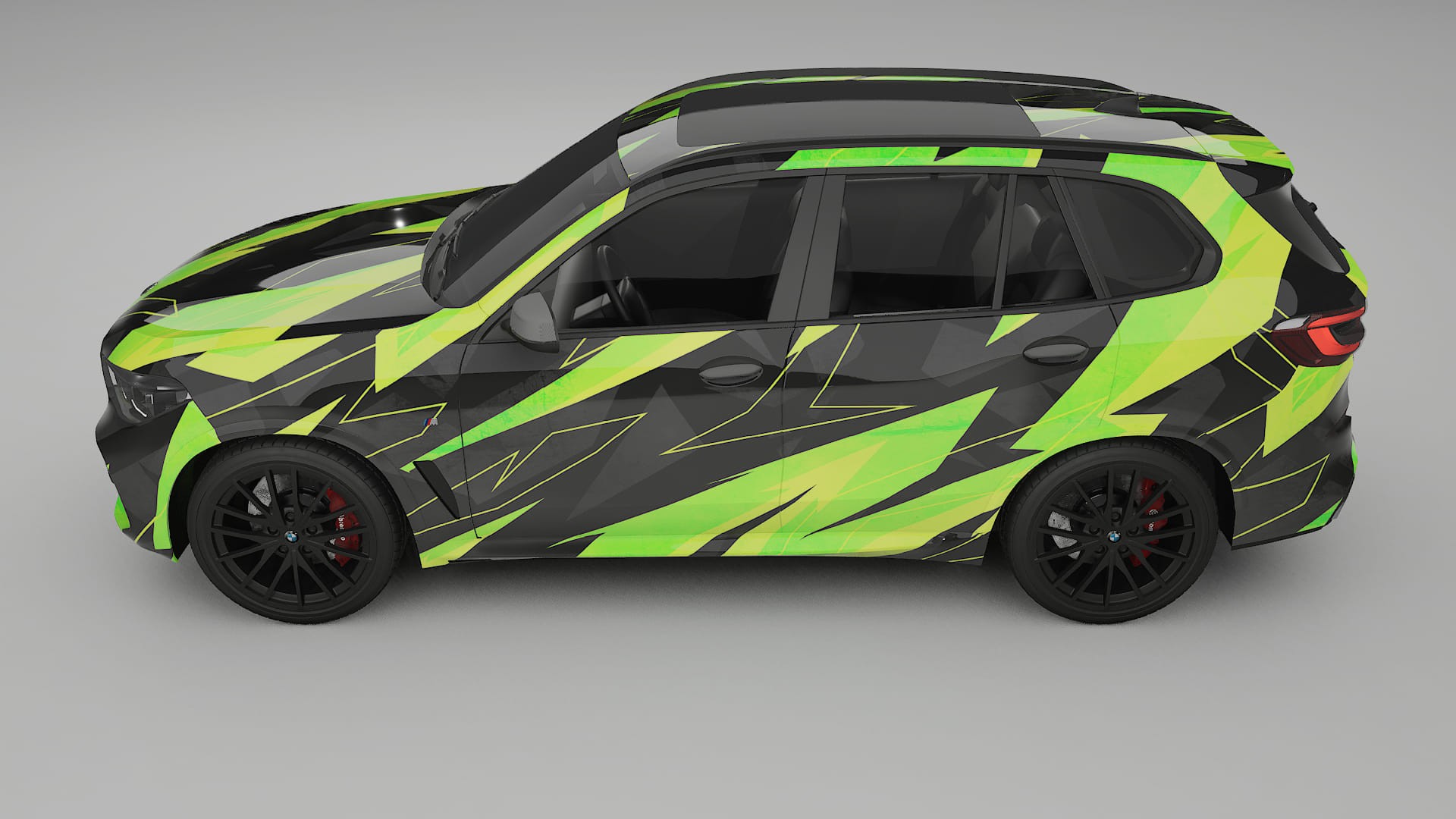 BMW X5 G05 M-Sport NINJA TURTLES – Ontworpen Wrap PPF Kit van Printbaar Polyurethaanfolie
